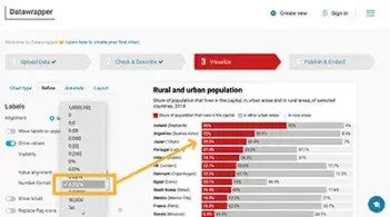 Screenshot of Data Wrapper software