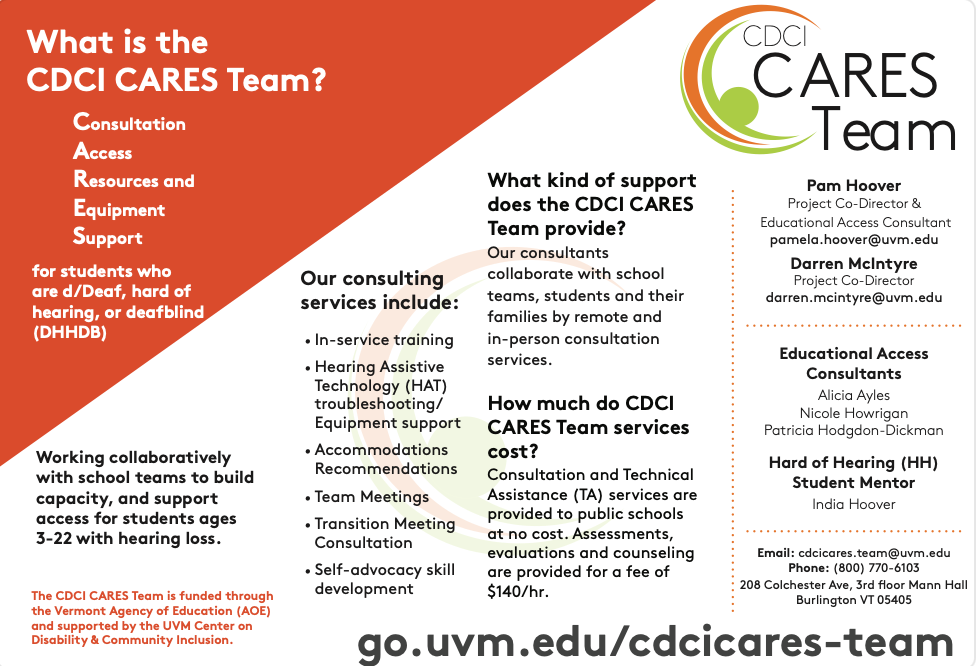 Thumbnail of a fact sheet for the CDCI CARES Team