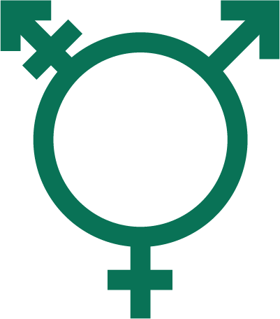 Gender symbol representing inclusivity. 