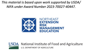 This is material is based upon work supported by USDA/NIFA under Award Number 2023-70027-40447 with USDA and NERME logos