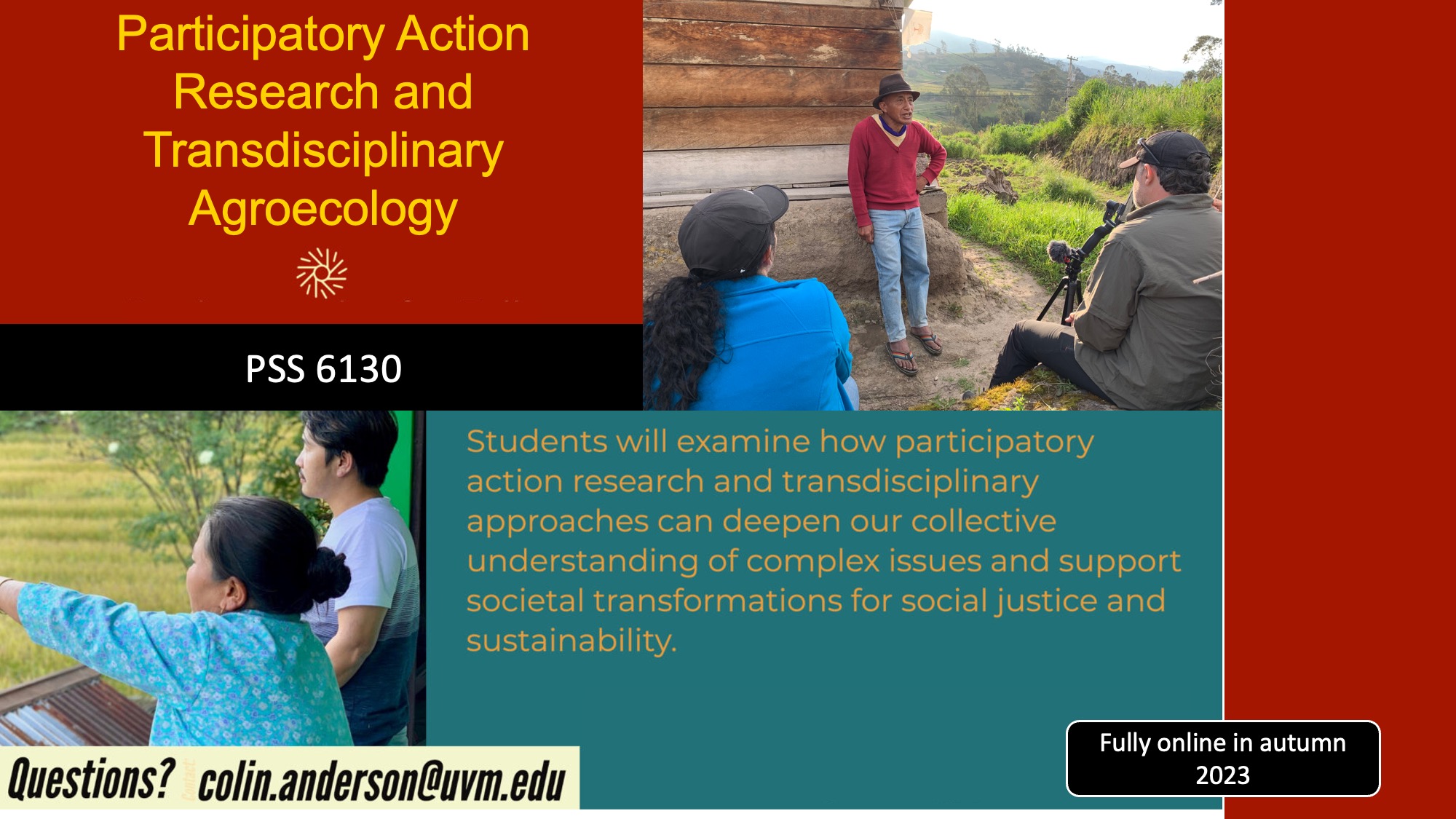 Learn About Transforming Food Systems through Agroecology Two Online