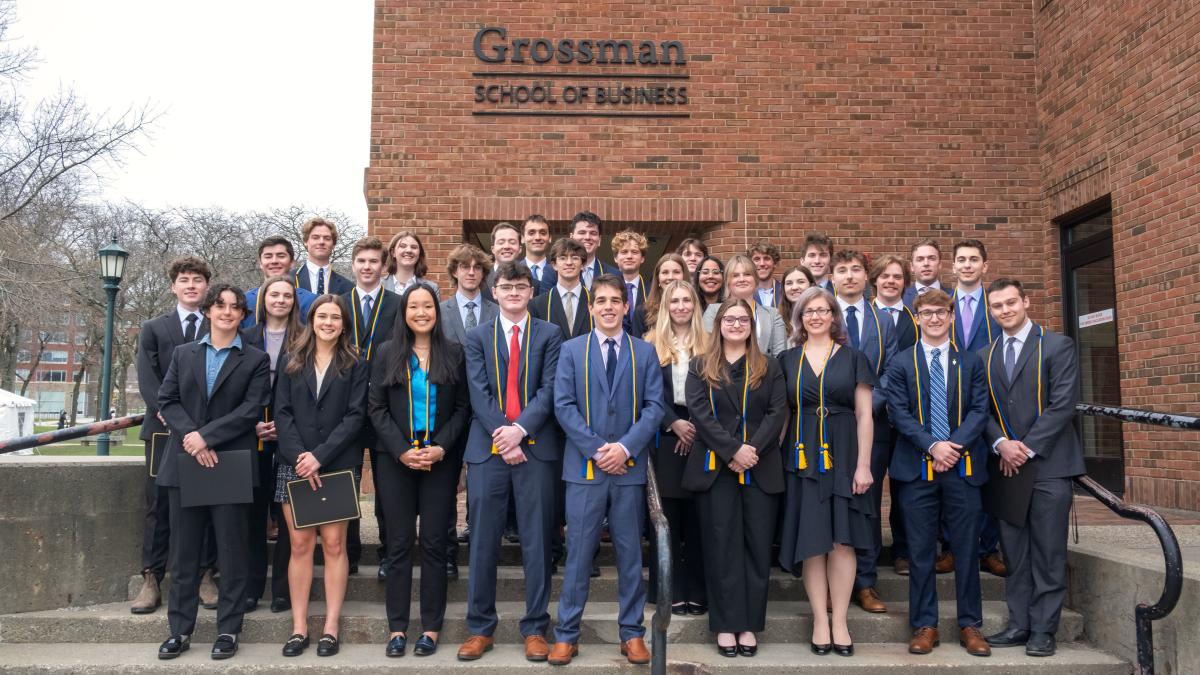 2024 Beta Gamma Sigma inductees and chapter members