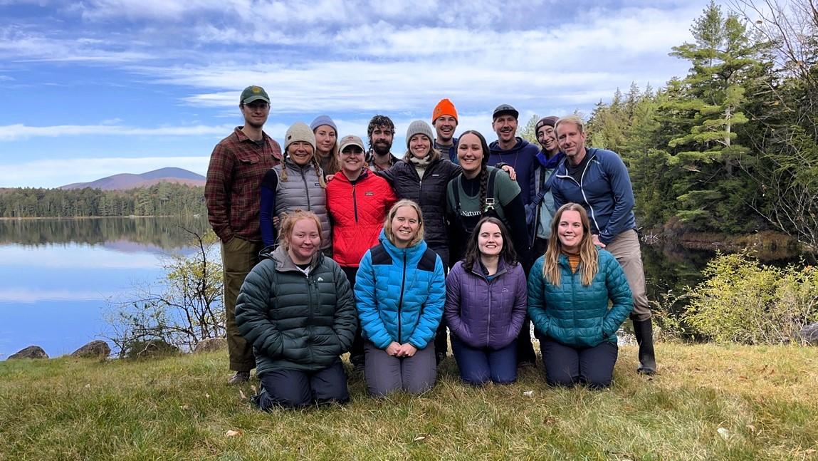 Students in the Advanced Field Ecology course gathered for a group photo