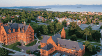 University of Vermont aerial photograph