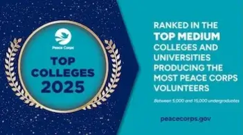 Graphic of Peace Corps medallion