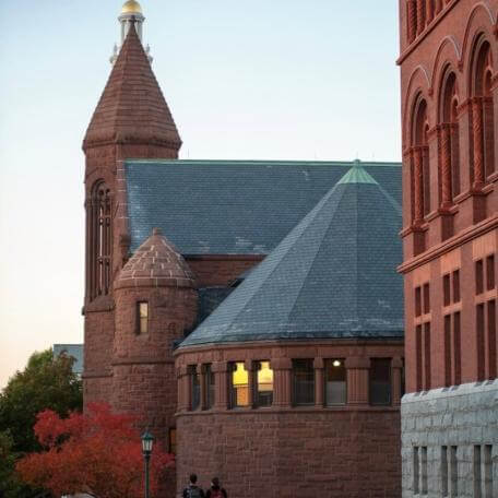 Exterior of Billings Library.