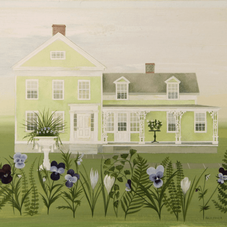 painting of house