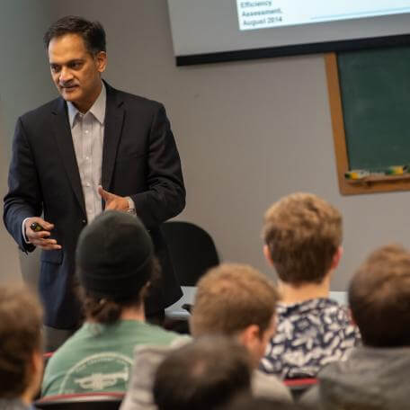 suresh teaching a class