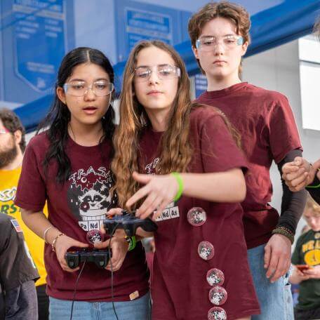 Students compete in FIRST robotics challenge