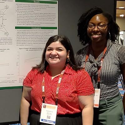 Two students of color