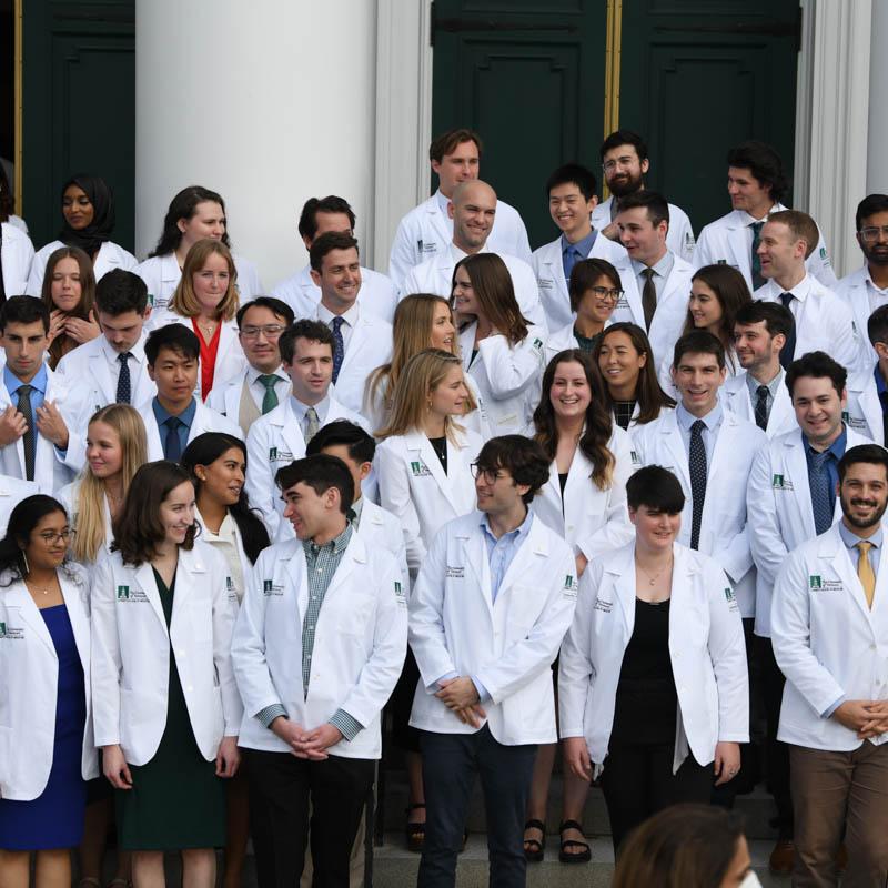 Group of white coat recipients