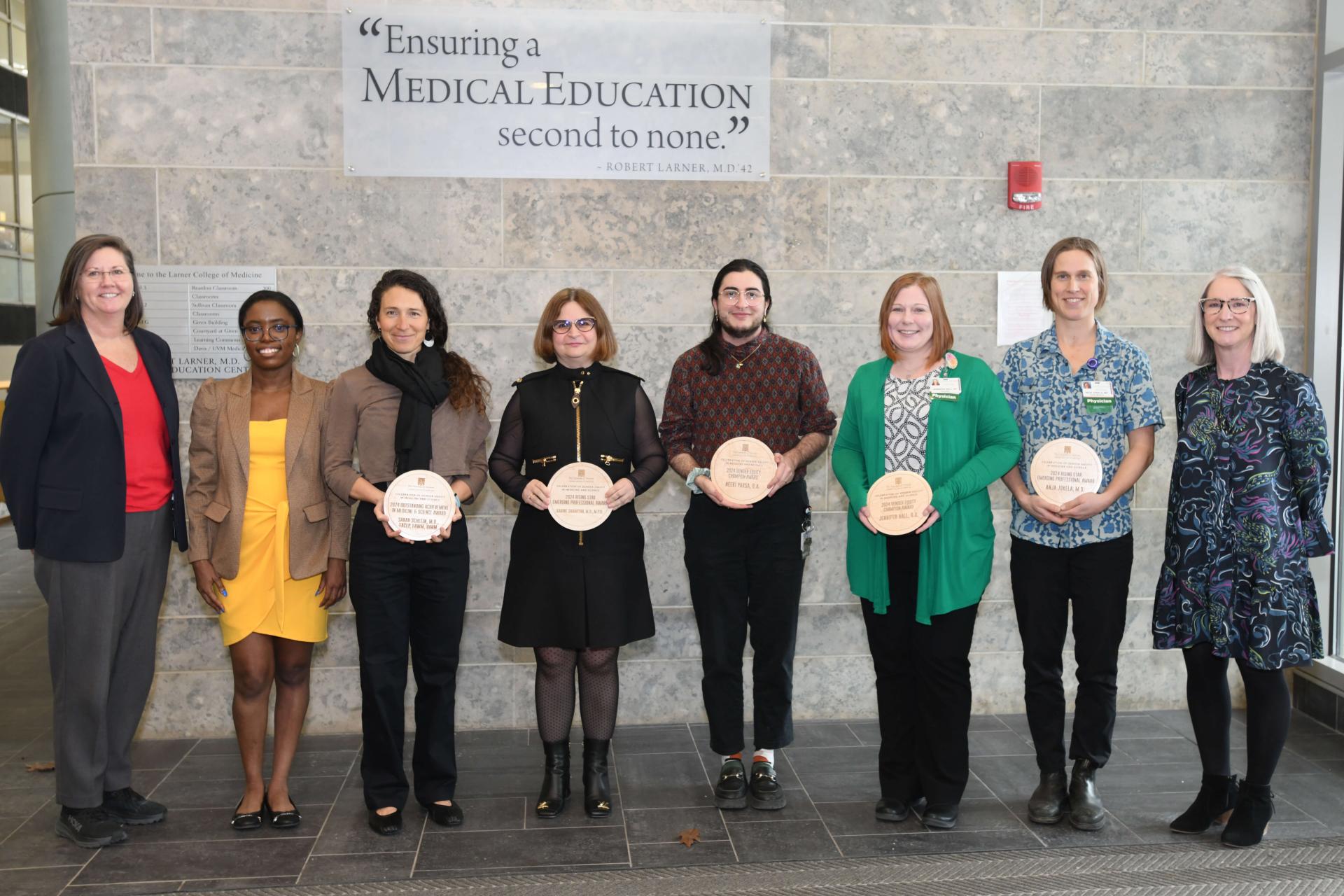 Gender Equity awardees