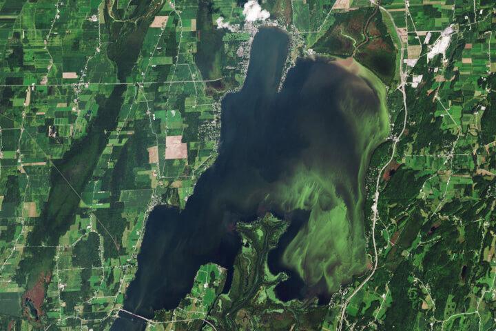 Missisquoi Bay satellite view