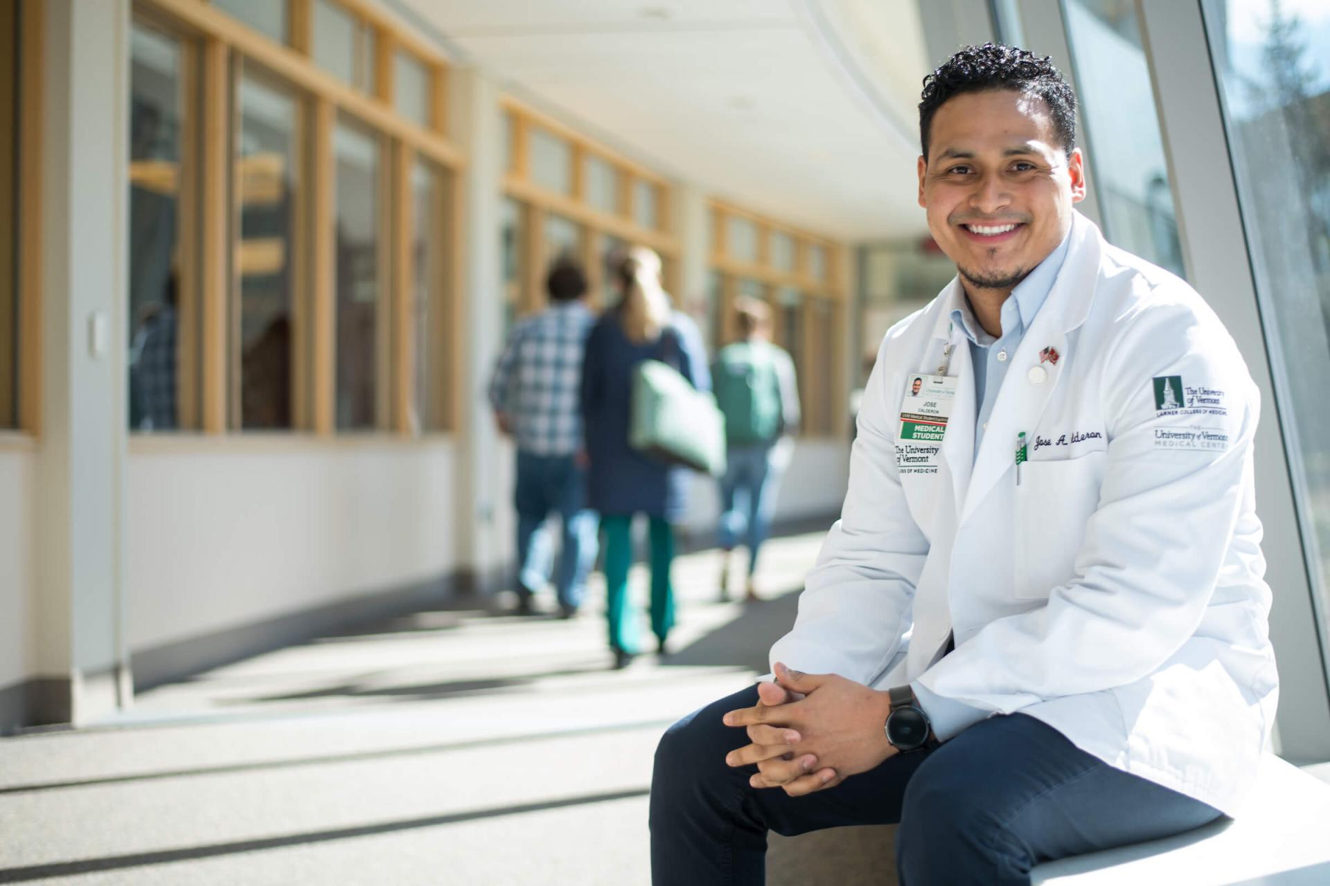 Medical Student in white coat