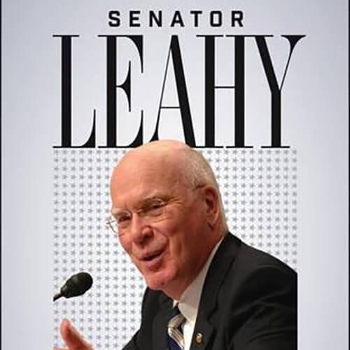 Image of a book cover "Senator Leahy: A Life in Scenes"