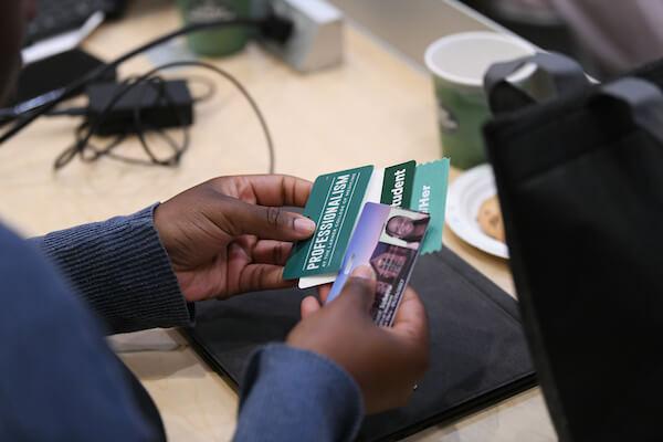 Photo of a medical student ID Badge 