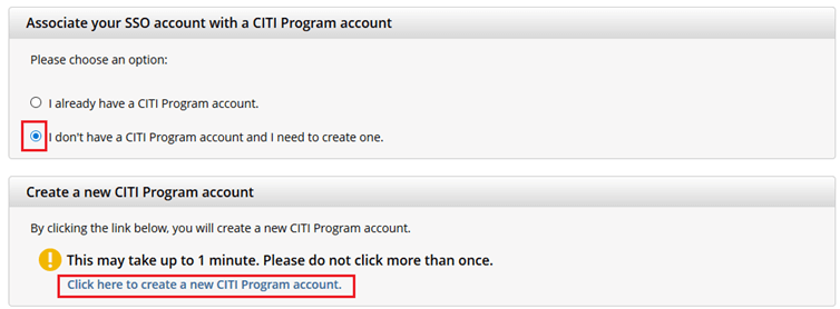 Diagram showing how to associate UVM Net ID with CITI