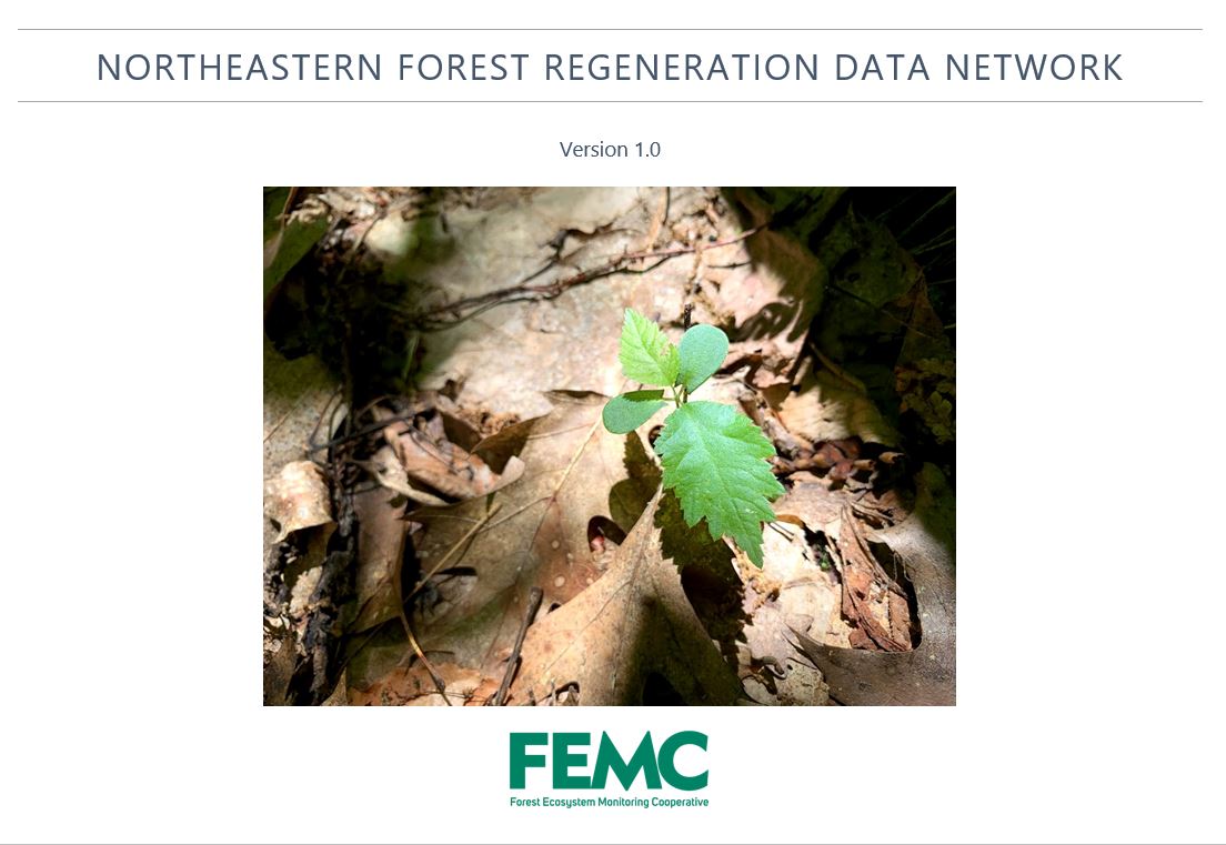NE Forest Regeneration Data Network Report Cover