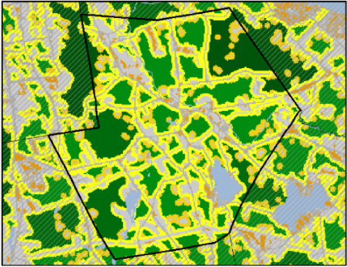 Thumbnail for Forest fragmentation in Connecticut: 1985-2006