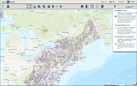 Thumbnail for Terrestrial and wetland core-connector network, northeast U.S.
