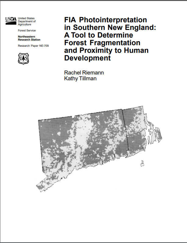 Thumbnail for FIA photointerpretation in Southern New England: a tool to determine forest fragmentation and proximity to human development