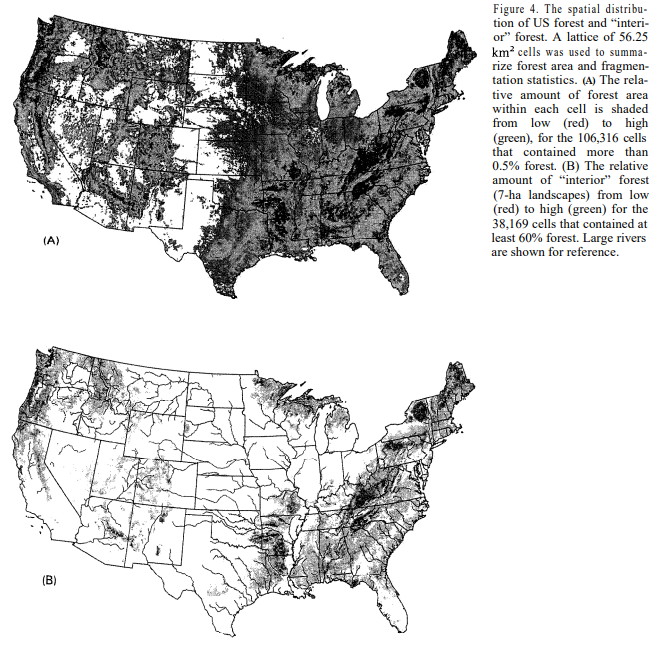 Thumbnail for Fragmentation of continental United States forests