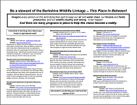 Thumbnail for Be a steward of the Berkshire Wildlife Linkage -- this place in between!