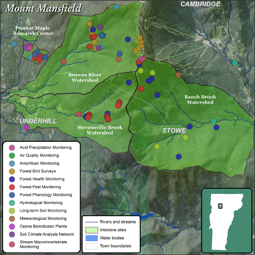 Mt. Mansfield Map