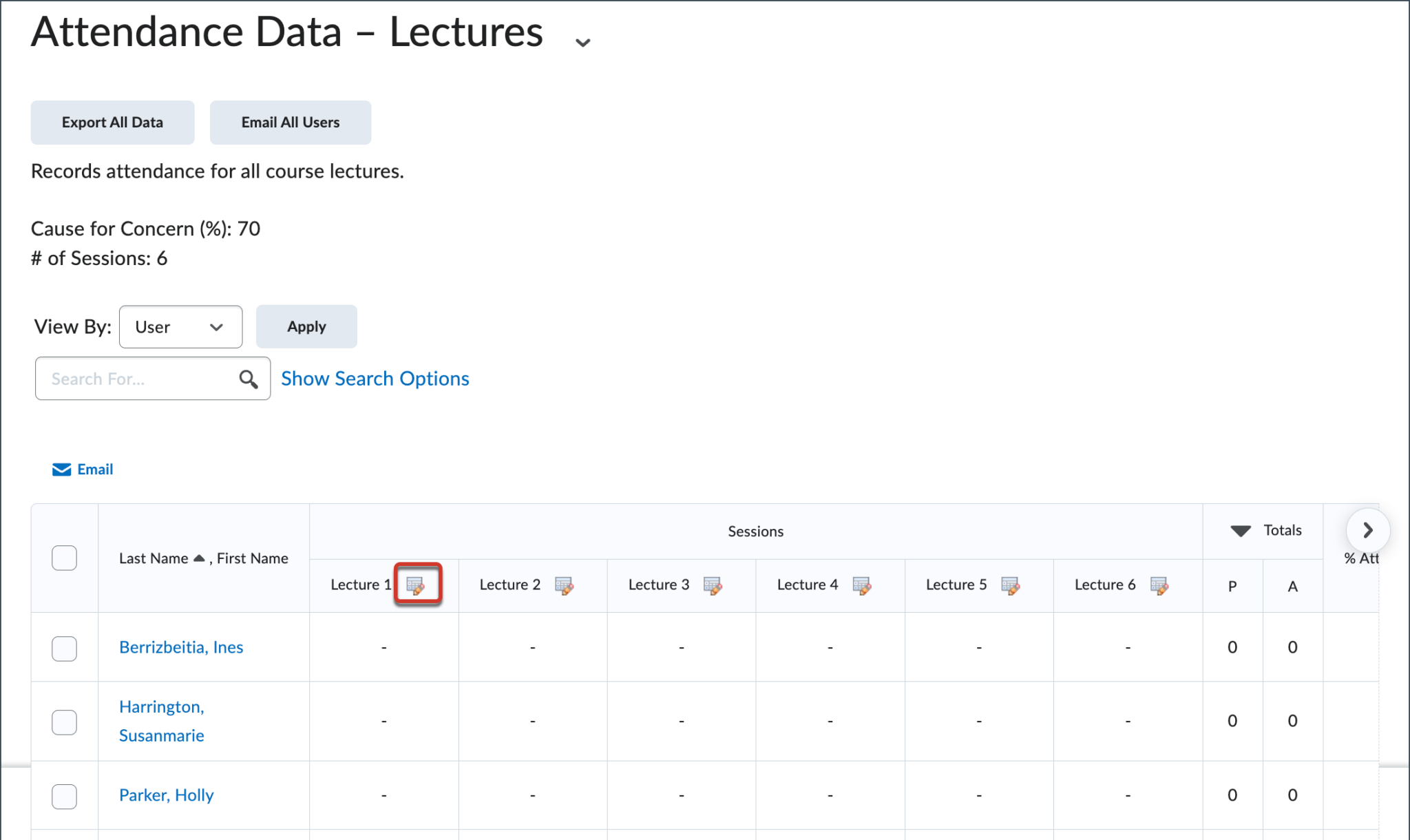 Brightspace Attendance Tool Uvm Knowledge Base 1321