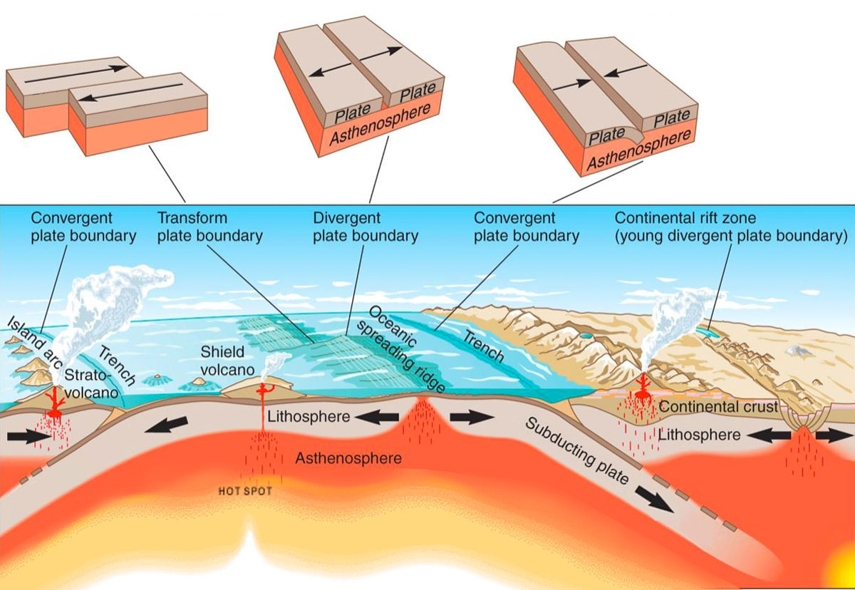 geography tectonics case studies