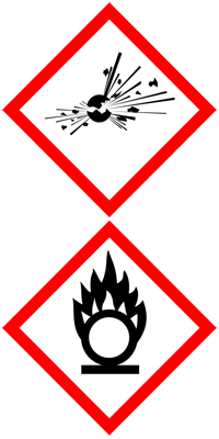 explosive oxidizer icons