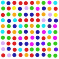 10 by 10 dots - color
