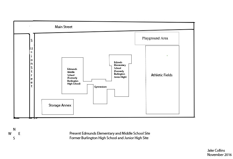 Site Plan Burlington Junior High school