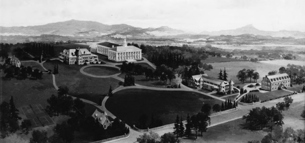 Artist's depiction of the Redstone Campus in 1937