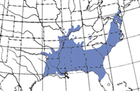 Southeastern U.S. and Mississippi Valley