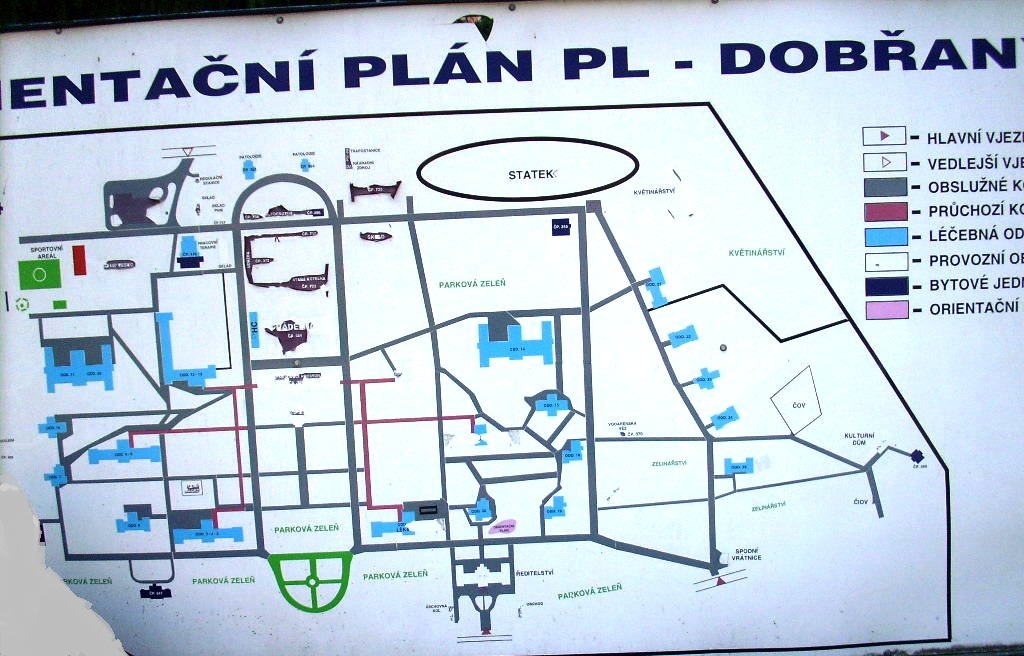map of Dobrany
