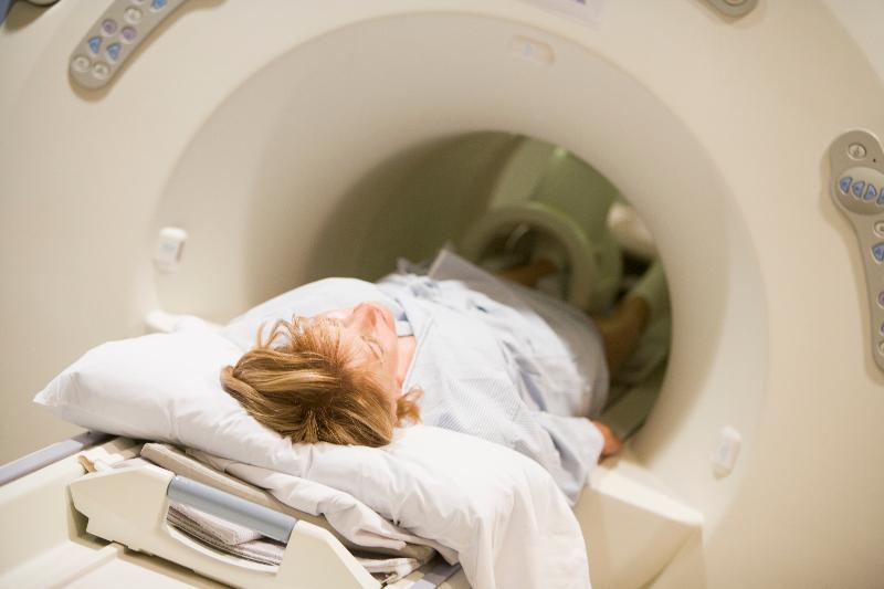 Magnetic Resonance Imaging (MRI) patient and machine